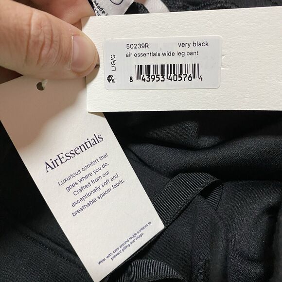 NWT Spanx Air Essentials Wide Leg Pants Women’s Large Black - Picture 5 of 6